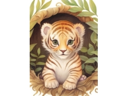 Rompecabezas Yazz Cute Tiger, 1000 piezas
