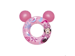 Flotador Disney Minnie Mouse con orejas 74 x 76 cm, de 3 a 6 años, para piscina y playa, 09111 Bestway