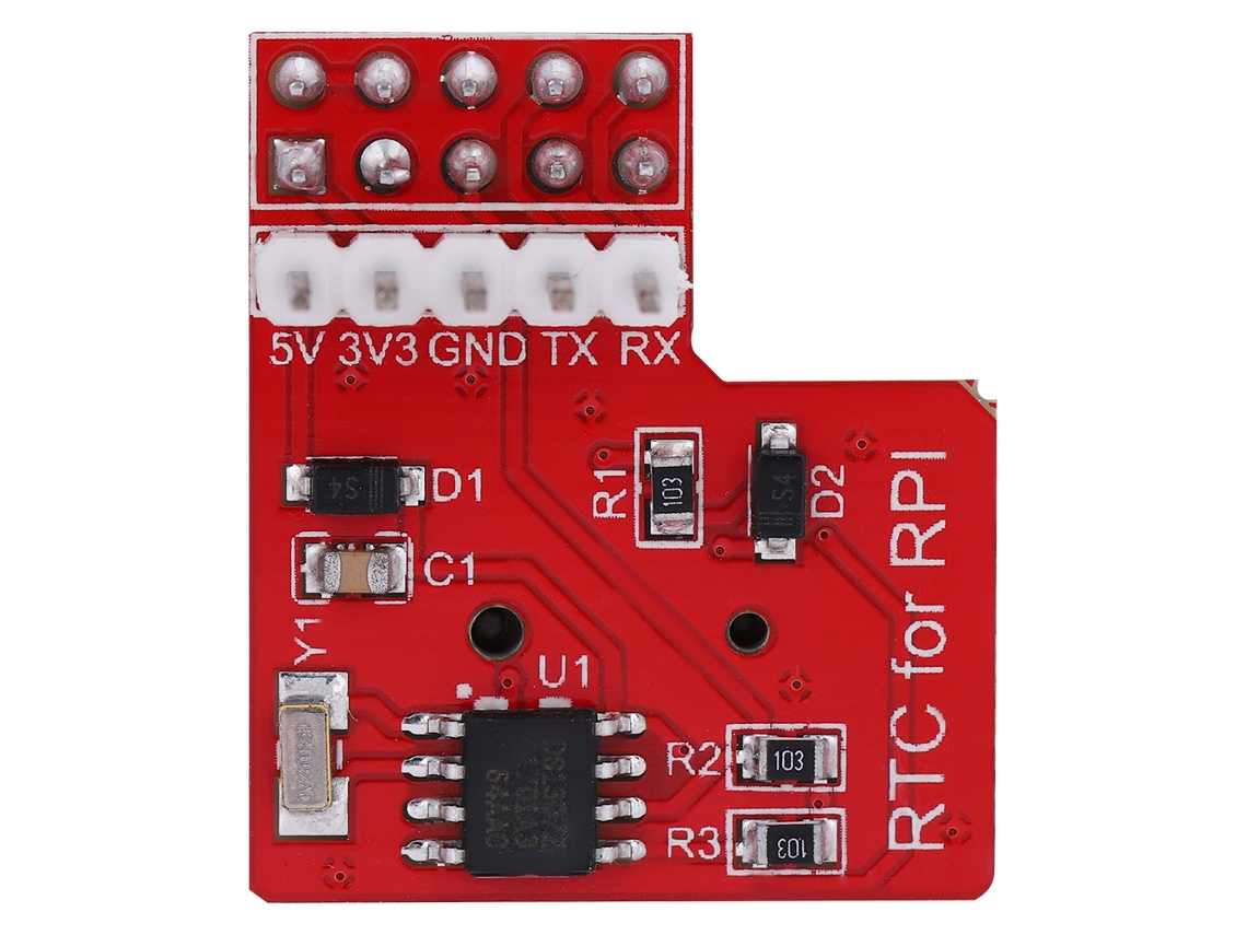 Módulo De Reloj Rtc Ds1307 Para Raspberry Pi Con Batería De Respaldo