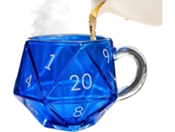Café – Vasos Con Forma De Dados Poliédricos, Vasos De Agua