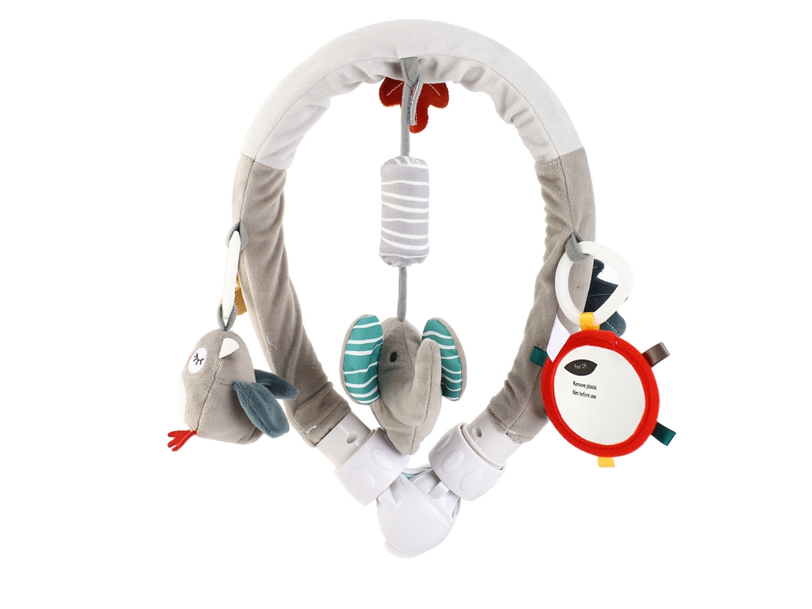 Arco Brinquedo Para Carrinho De Bebê Com Tema Animal Ajustável Para Bassinet E Carro