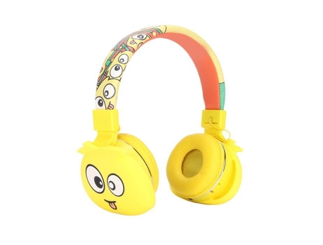 HURRISE Auriculares Ylfashion Auriculares Bluetooth para niños Deman Auriculares Bluetooth plegables con cancelación de Ruido para niños para PC