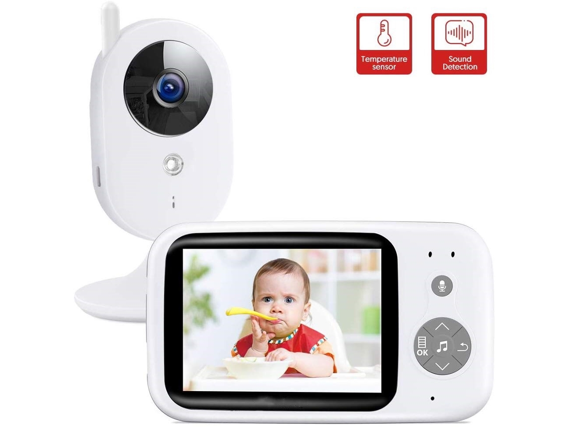 Intercomunicador Para Bebé Digitallab V303b Branco