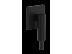 Conexión de pared Fixfit Fine E con seccionador, 28883670, negro mate Hansgrohe