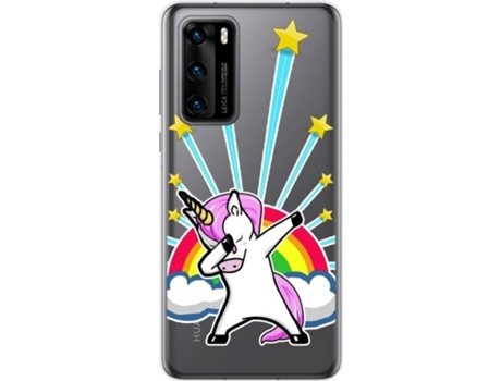 Carcasa Huawei P40 TUMUNDOSMARTPHONE Dibujos Transparente Multicolor