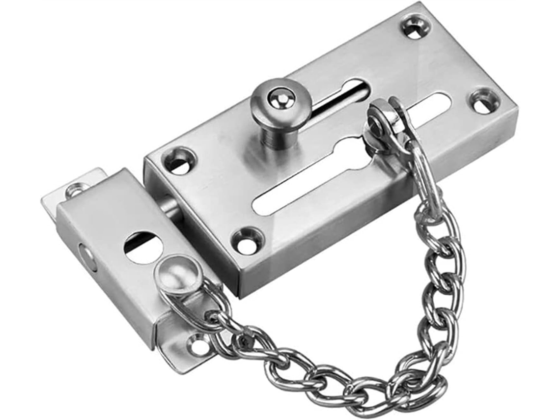 Cerrojo De Acero Inoxidable Reforzado, Seguridad, Elegante