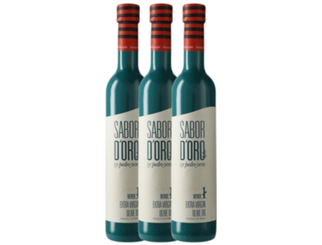 Aceite SABOR D'ORO BY PEDRO YERA Sabor D'Oro By Pedro Yera Verde (0.5 L - 3 unidades)