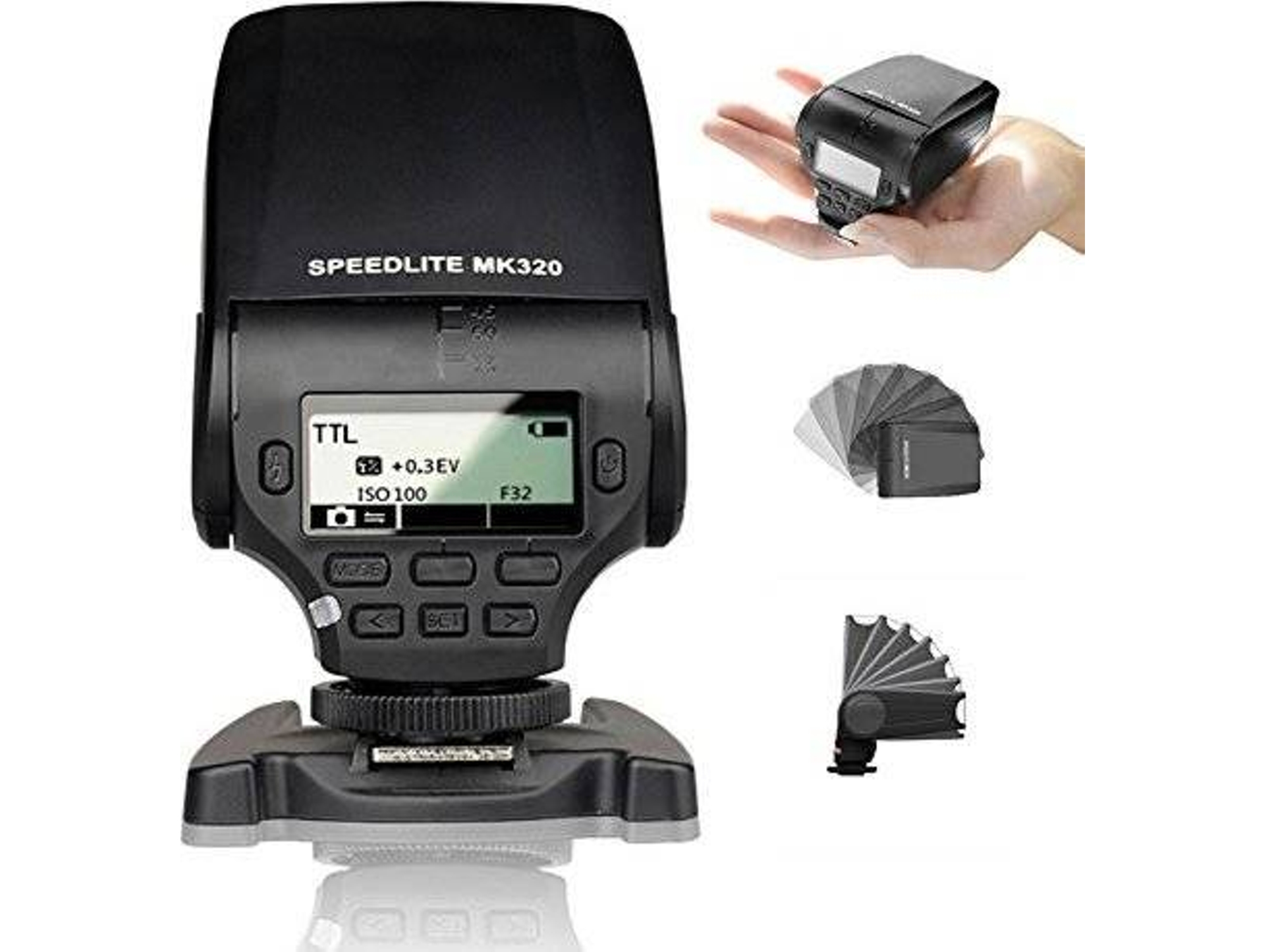 Flash MEIKE MK320 para Canon (NG: 32 - Control: TTL)