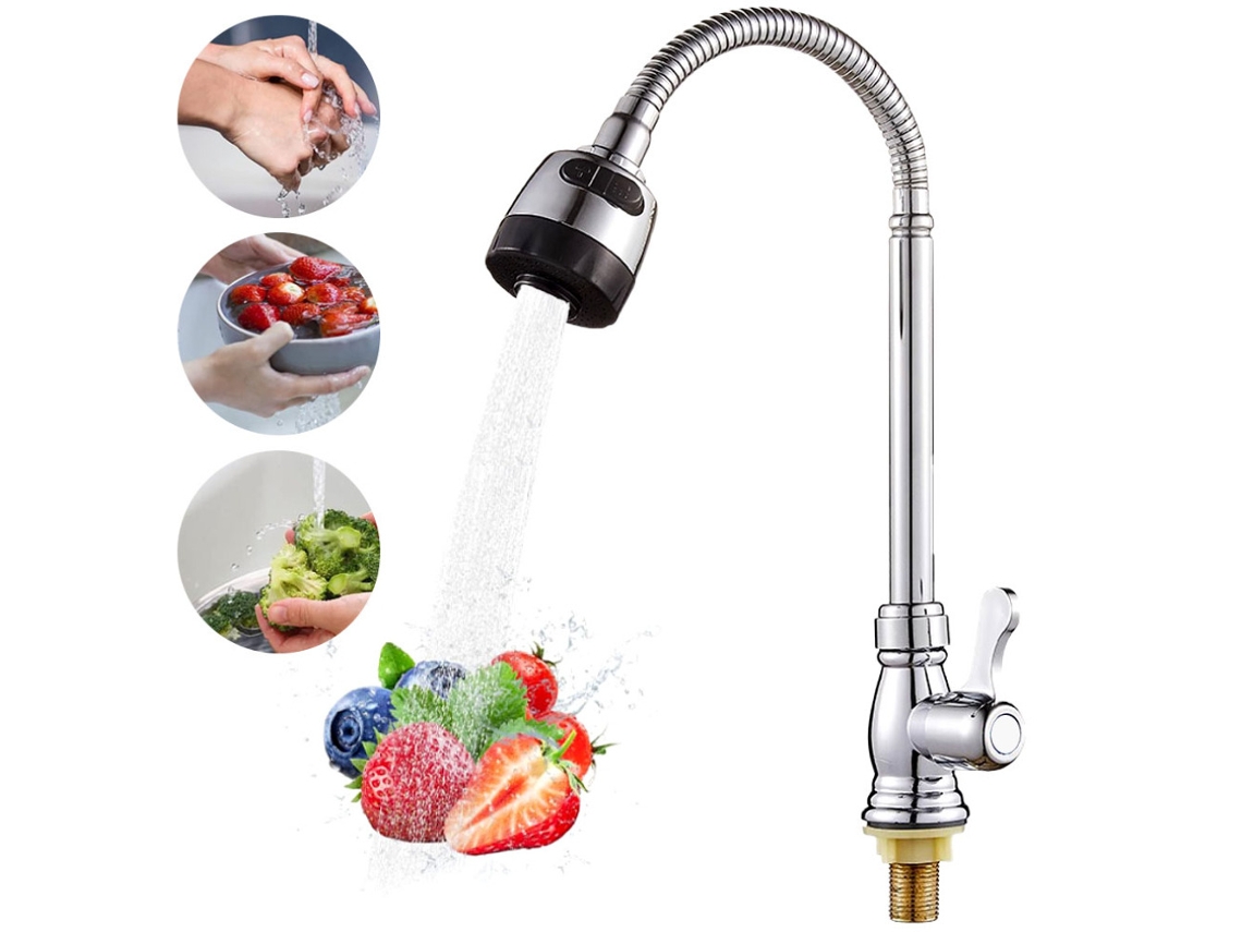 XYVONA Misturador De Cozinha Flexível Sanitec Sn 0017 Com Alavanca Simples