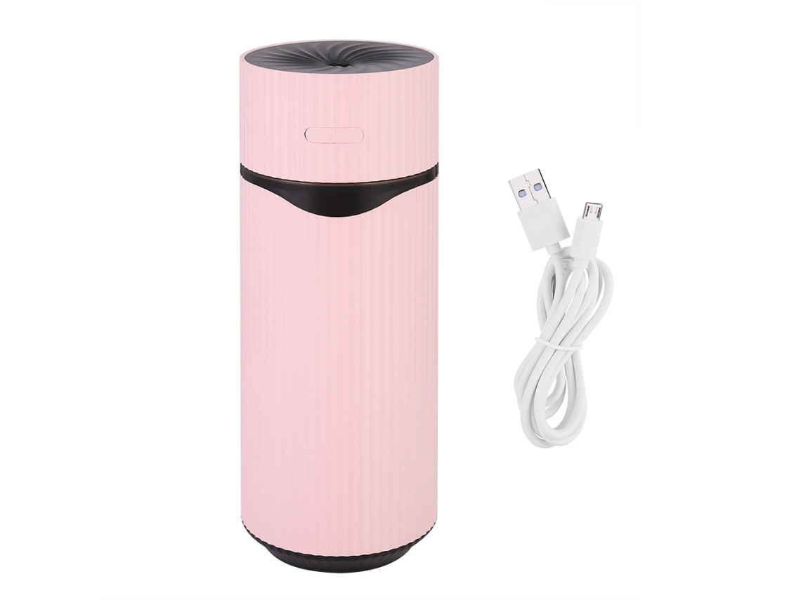 Humidificador USB Mdugmini, silencioso, portátil, pequeño, humidificador de escritorio (rosa)