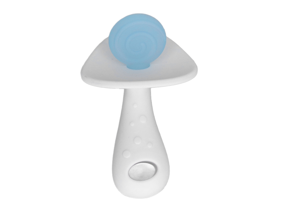 Chupete De Silicona Con Forma De Caramelo Para Bebés, Color Azul Y Blanco, Para Bebés De 6 A 12 Meses.