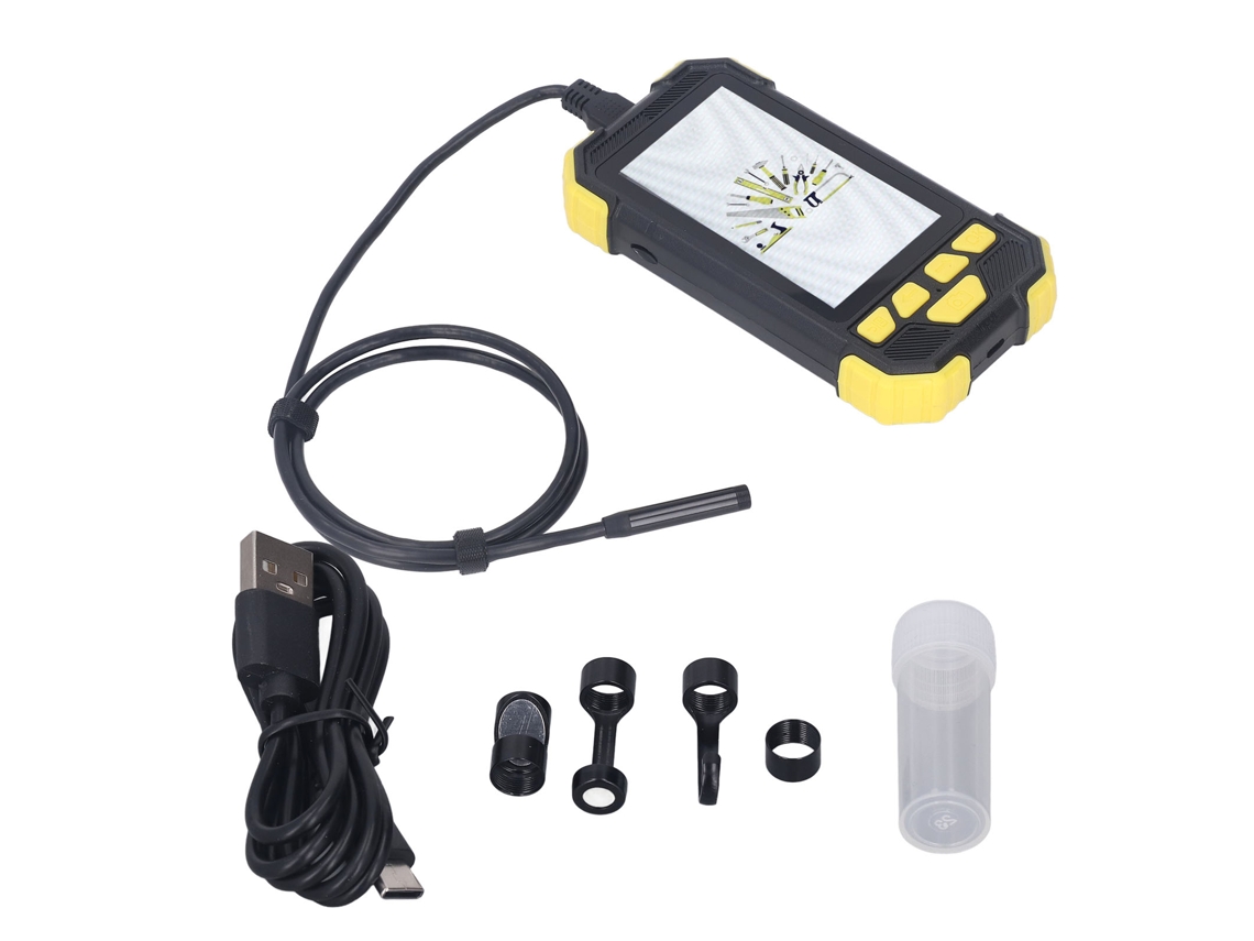 Endoscopio Con Pantalla De 4,3 Pulgadas, Cámara De Inspección Hd De 8 Mm, Boroscopio De 5 M, Ip67 Para Reparación De Automóviles Y Tuberías Industriales.