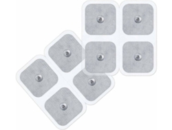 Parche De Masaje Con Electrodos Terapéuticos Recargables, Compacto, Autoadhesivo, De Gel, Tipo Botón, Para Dispositivos De Baja A Media Frec