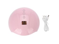 Lámpara secadora de uñas UV/LED de 36 W, doble fuente de luz, máquina de fototerapia para gel de uñas, USB, GOKOCO