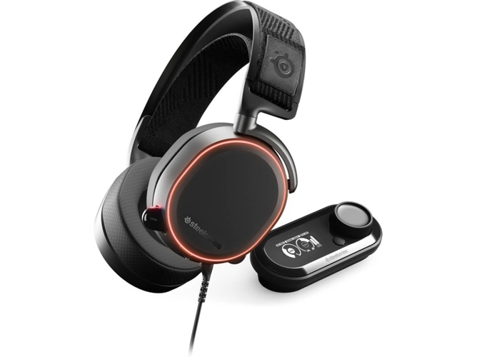 Auriculares Gaming Con Cable STEELSERIES Arctis Pro + GameDAC (Over Ear - Multiplataforma - Noise Cancelling - Negro)