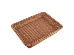 Cesta de mimbre para el hogar, cesta para el pan, cesta para el pan, cesta para exhibición de supermercado, cesta tejida de porcelana para frutas