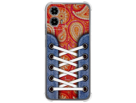 Funda Diseño Zapatillas para Motorola Moto G34 5G TUMUNDOSMARTPHONE Silicona Multicolor