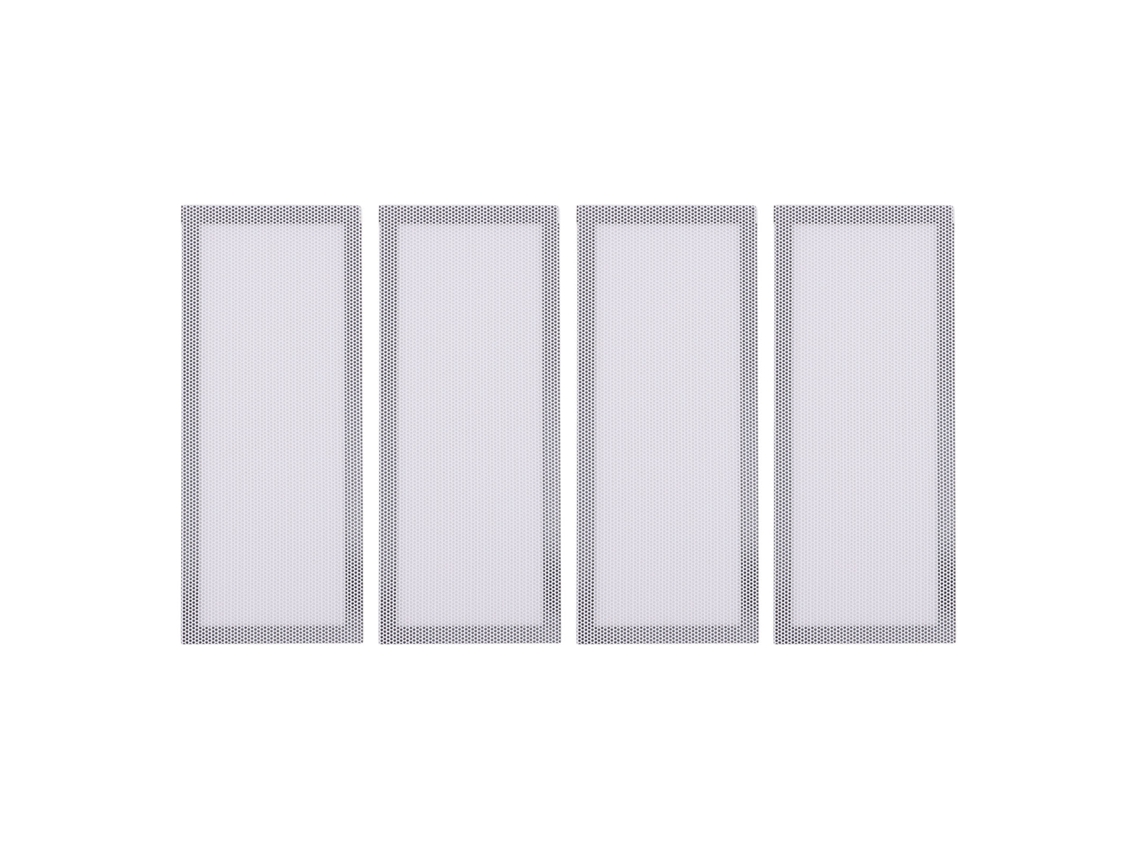 Cubierta de suelo de malla magnética para ventilación, blanca, 4 unidades