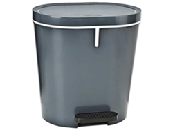 Caixa de Papel Pedalbin Oval 8L Cinzentodenox