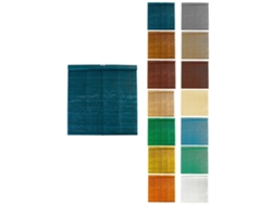 Persiana De Madera Alicantina Con Polea Metálica - Estor Enrollable Para Ventanas, Puertas, Salón Azul (barnizada) 85 X 200 Cm