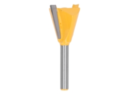 Broca de cola de milano de 6 mm y 1/4 de pulgada con dientes afilados para ranurar madera en carpintería.