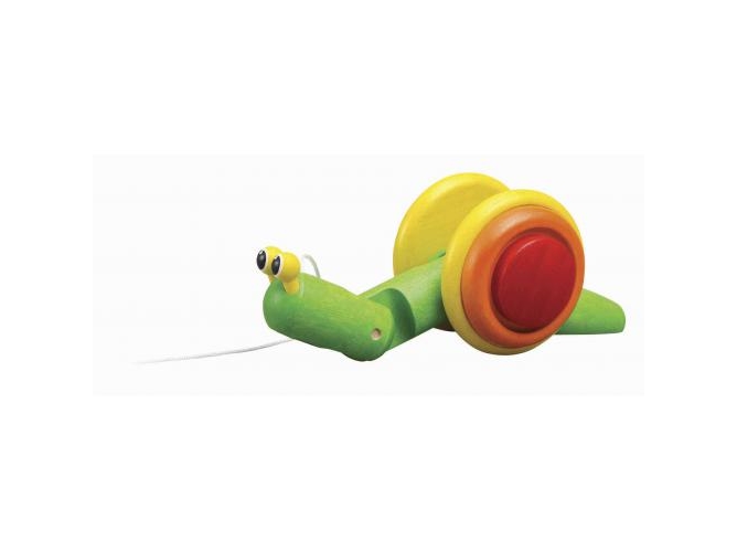 Caracol De Paseo plantoys juguete madera toys tirar