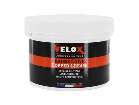 Grasa antigripante de cobre para bicicletas en un frasco VELOX