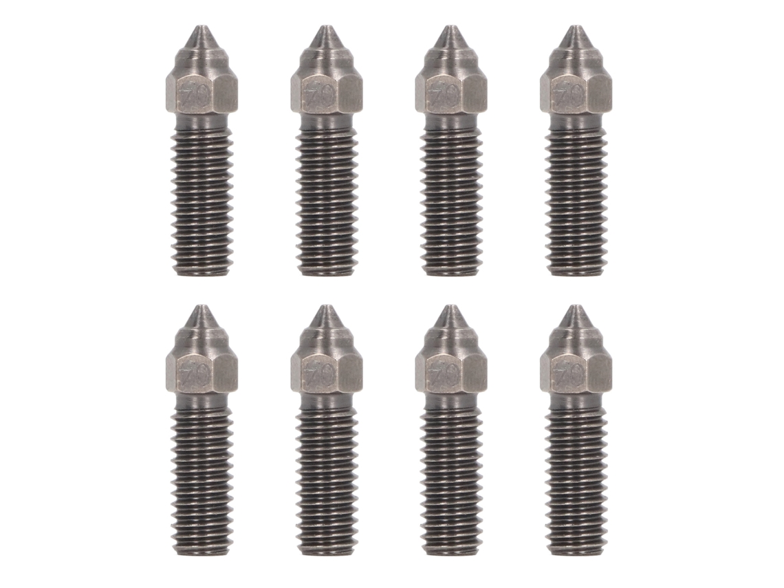 8 Boquillas De Acero Endurecido De 0,4 Mm Para Extrusora De Alta Fluidez Kobra Sovol Sv06 Plus