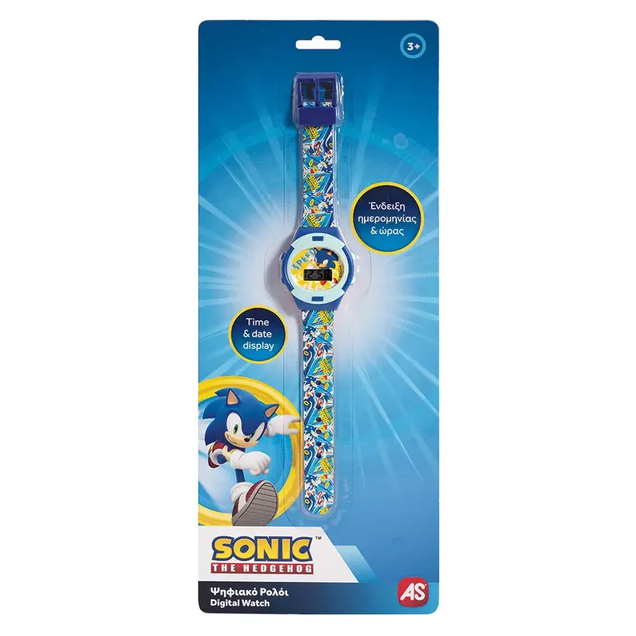 Reloj digital Blue Sonic como empresa