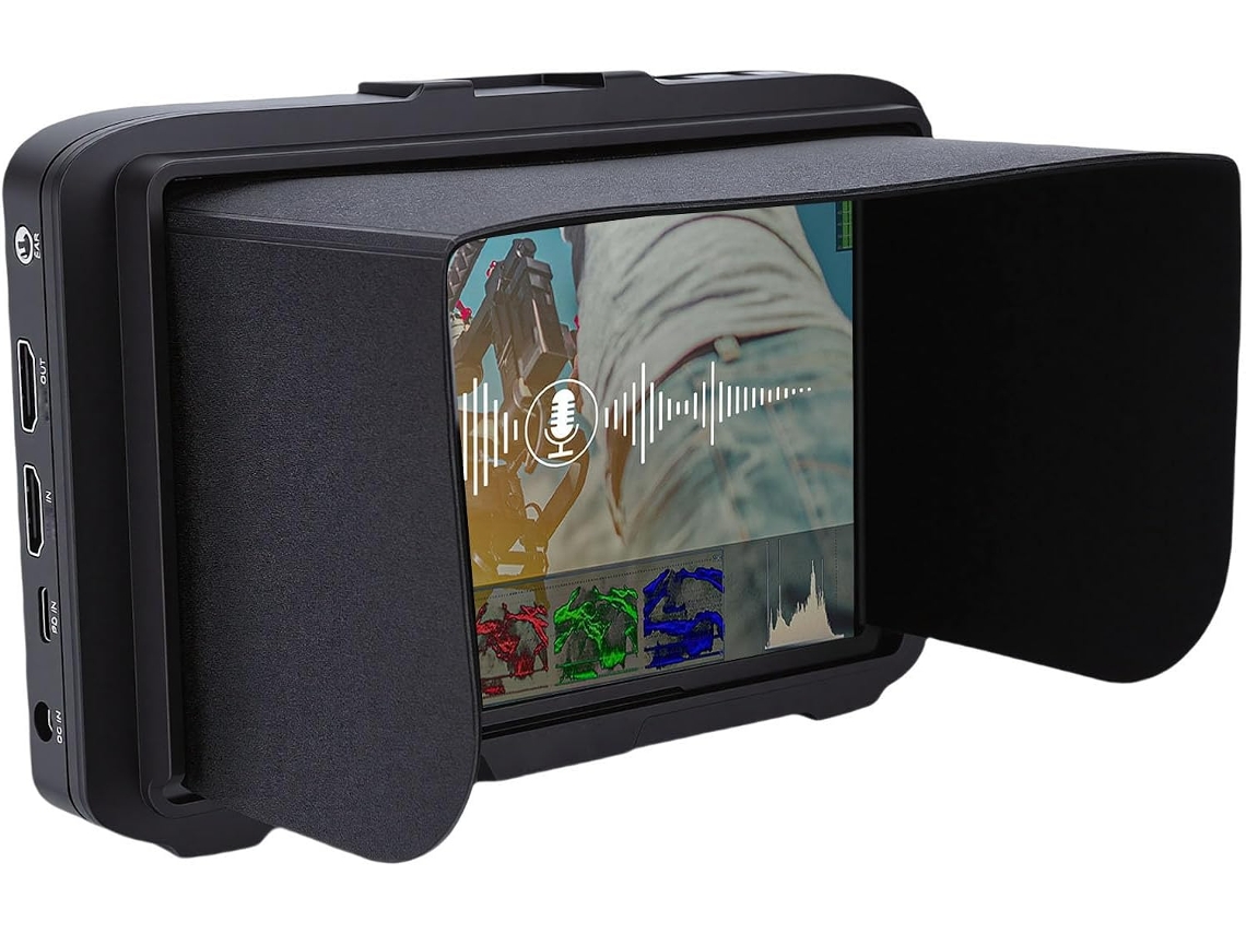 Monitor De Campo Para Cámara De 7 Pulgadas, Pantalla Ips Fhd De 1920 X 1200 Con Entrada/salida 4k...