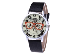 Reloj De Pulsera Unisex De Cuarzo Elegante, Duradero, Diseño Moderno (negro)