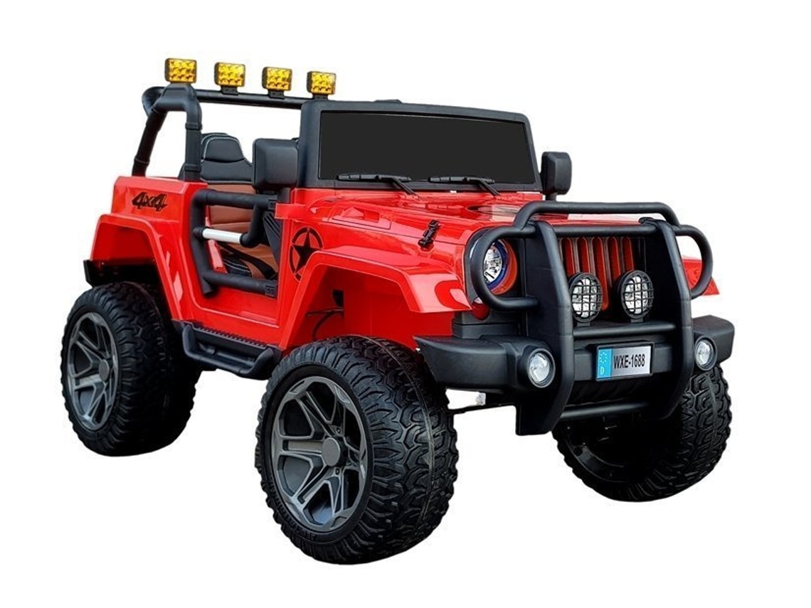Coche eléctrico Wxe 1688 4x4 Rojo B.active