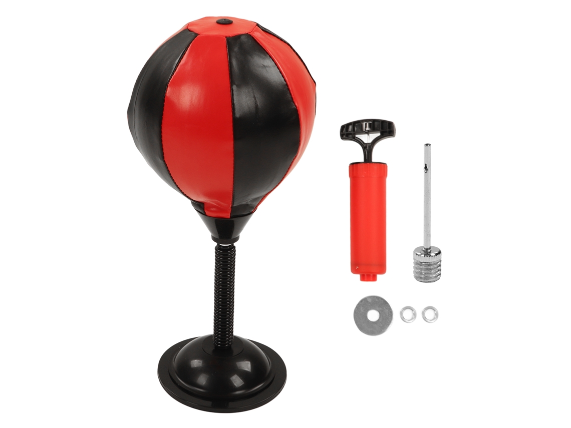 Pelota De Boxeo Para Mesa Con Resorte De Acero Y Cuero Sintético Para Aliviar El Estrés Y Para El Entrenamiento Físico Infantil.