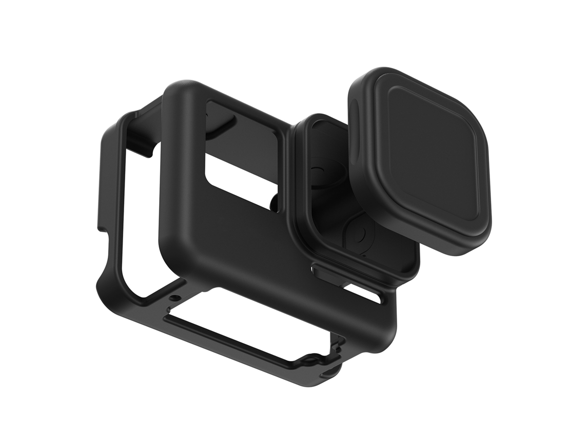 Kit Protector De Cámara Silicona Amagisn Ac08 Para Insta360 Ace: Funda + Tapa De Lente + 2 Correas