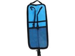 Paquete De Baterías De Tela Oxford Gruesa Azul, Costuras Finas, Capacidad Para Hasta 4 Pares, Portátil.