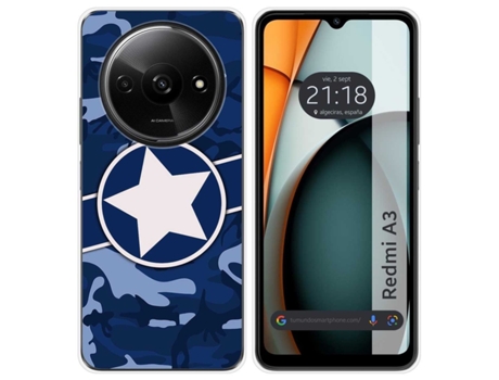 Funda para Xiaomi Redmi A3 03 TUMUNDOSMARTPHONE Silicona Multicolor