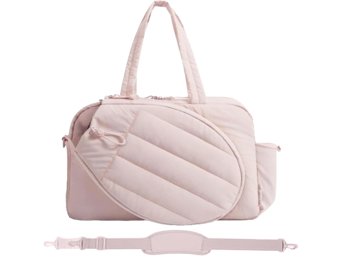 Bolsa Para Raquetas De Tenis, Bolsa Para Dos Raquetas Con Compartimento Para Zapatos Y Bolsillo