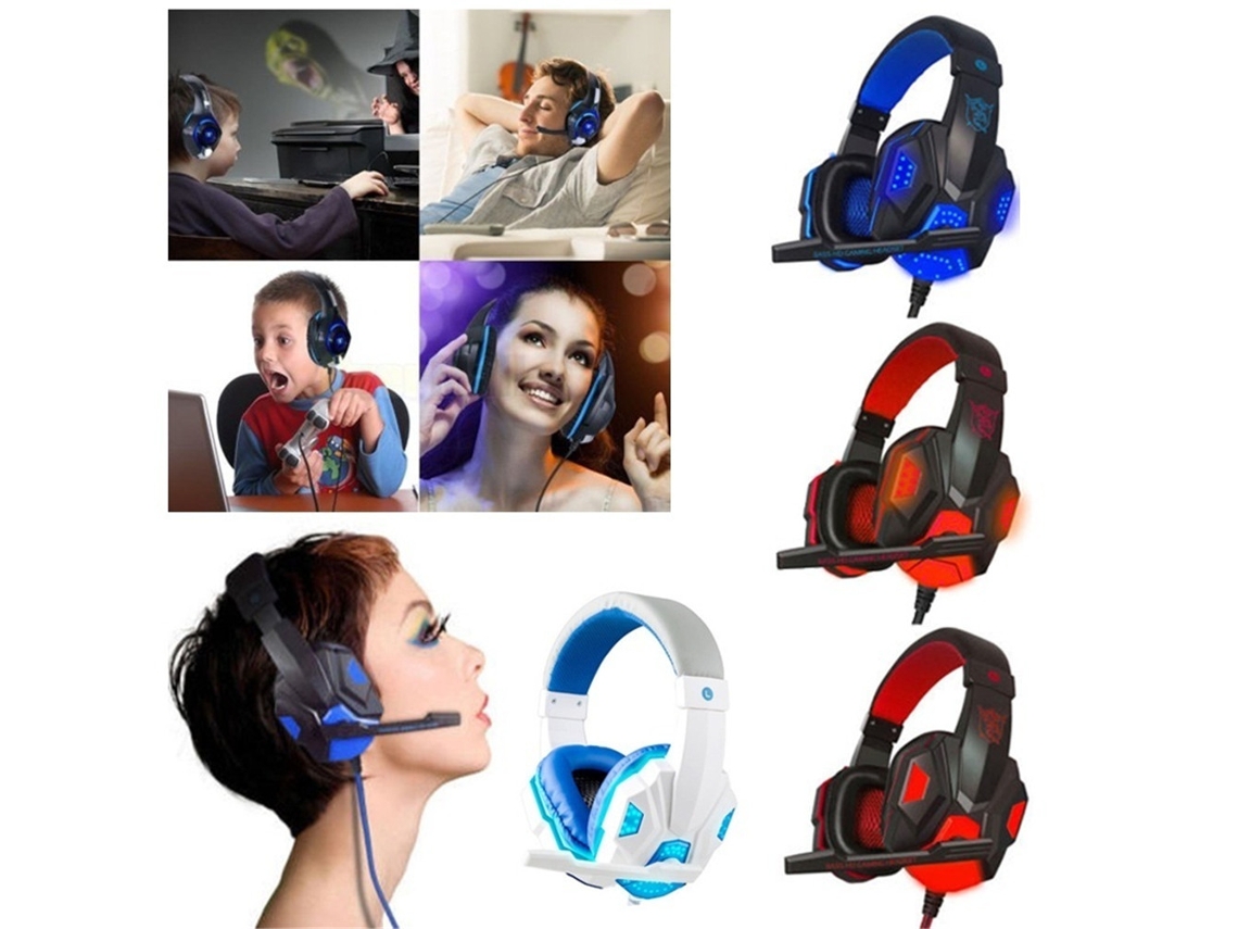 Auriculares (no Iluminados, De Cabeza) Yuexinghui Pc780 Blue Headphone