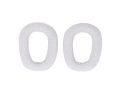 2 Almohadillas De Repuesto Para Auriculares Zone Vibe 100 De Espuma Viscoelástica Sostenible (gris)