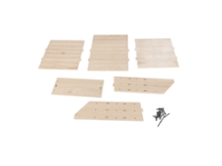 Caja Para Murciélagos De Madera Hecha A Mano, Resistente A La Corrosión Y A La Intemperie Para Uso En Exteriores Y Jardines.