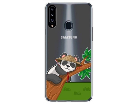 Carcasa Samsung Galaxy A20s TUMUNDOSMARTPHONE Dibujos Transparente Multicolor