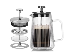 Cafetera de émbolo de vidrio de doble pared resistente al calor (1000 ml) Spqment
