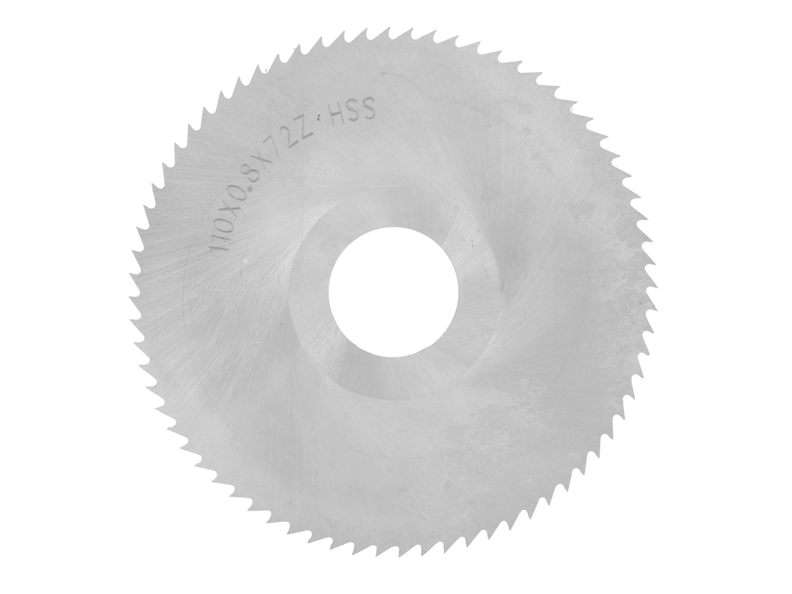 Hoja De Sierra Circular De Acero De Alta Velocidad, 72 Dientes, 110 X 0,8 X 27 Mm, Para Sierra De Mesa.