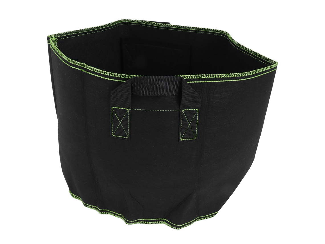 Bolsa De Cultivo Biodegradable No Tejida Con Asas Para Hortalizas De Jardín, 7 Galones, Color Negro.