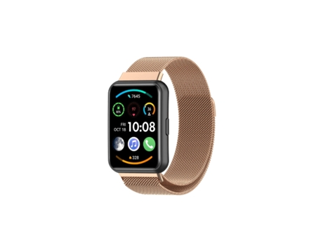 Correa Milanese con Fecho Magnético para Huawei Watch Fit 2 - Rosa Oro