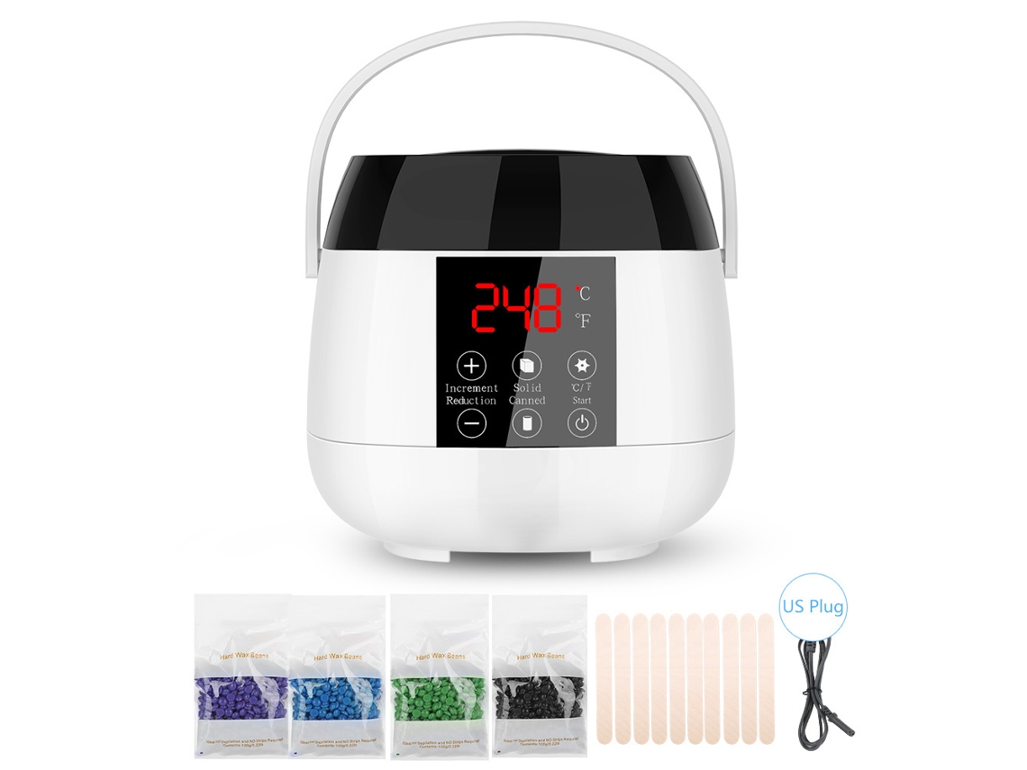 Calentador de cera depilatoria LED ajustable