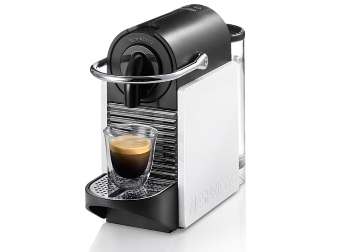 Cafetera de Cápsulas DELONGHI Nespresso Pixie Clips EN126 Blanco