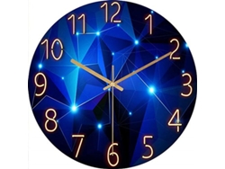 Reloj de pared moderno de cuarzo silencioso de 30 cm para dormitorio, hogar, cocina, escuela y oficina.