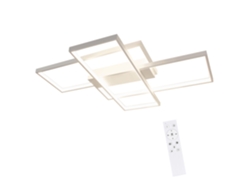 Lámpara de Techo Led Regulable Moderna Lámpara de Salón Lámpara de Techo Blanca 65W NETTLIFE