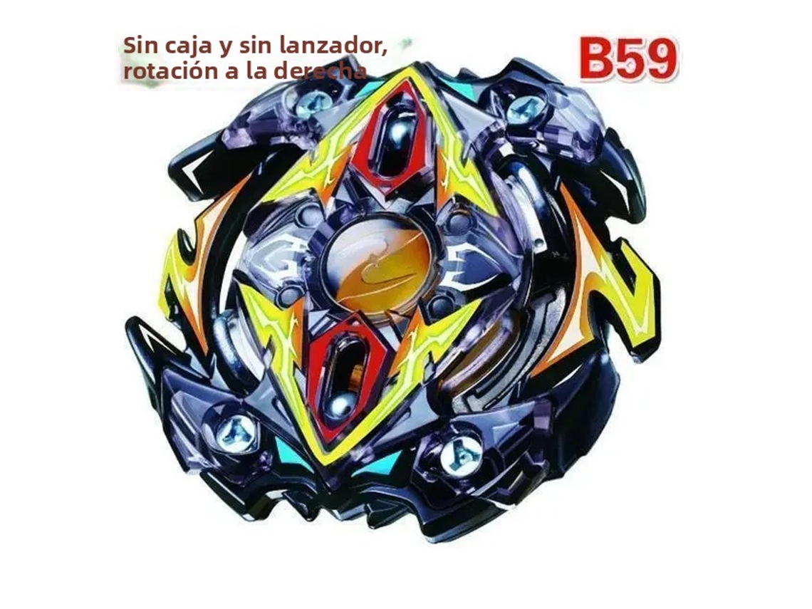 Lanzador De Peonzas Metal Fusion Arena Toy Battle Spinning Top